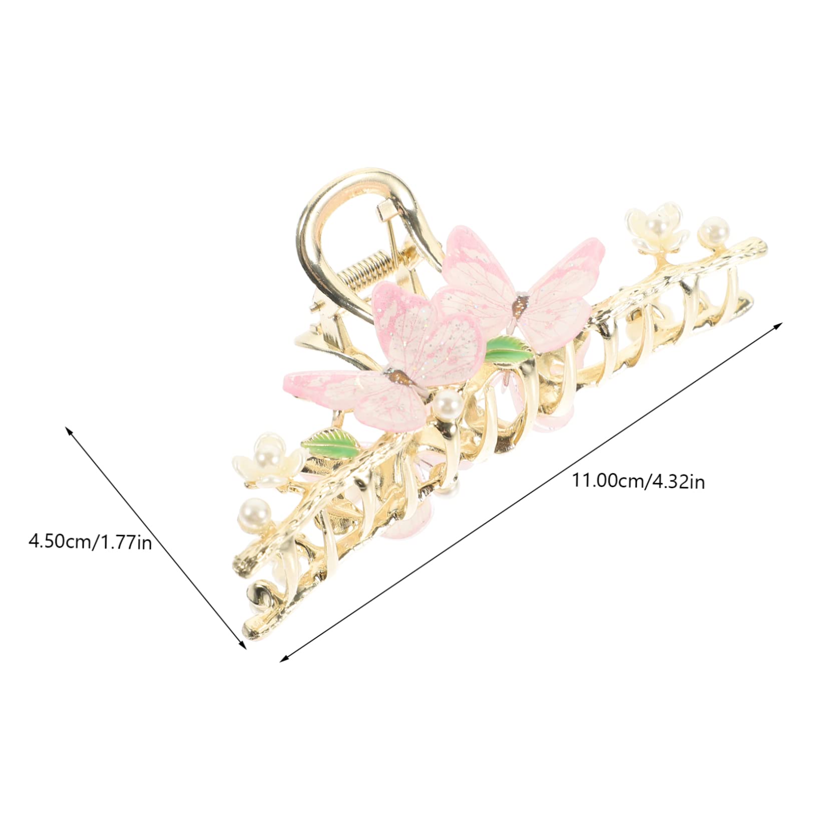 BIUDECO Large Butterfly Hair Clips for Women & Girls - Decorative Claw Clips for Thick Hair - Perfect for School, Parties, Weddings & Everyday Hairstyles