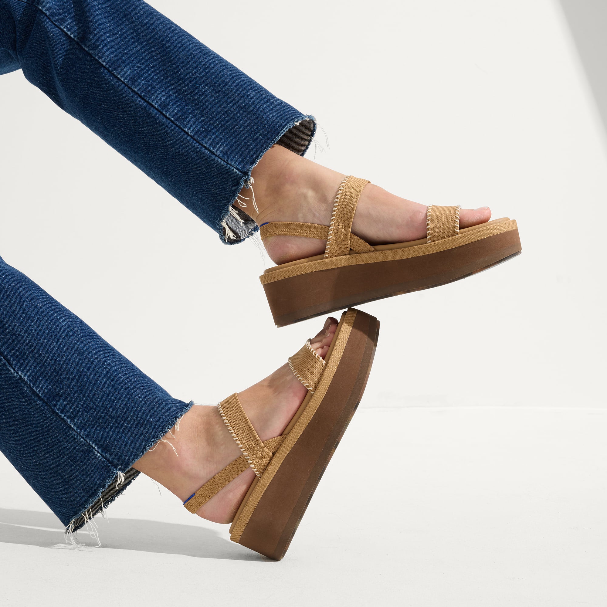 Lightweight Wedge Sandal Wren Whipstitch - Comfortable Summer Shoes for Women | Perfect for Beach, Vacation & Casual Outings
