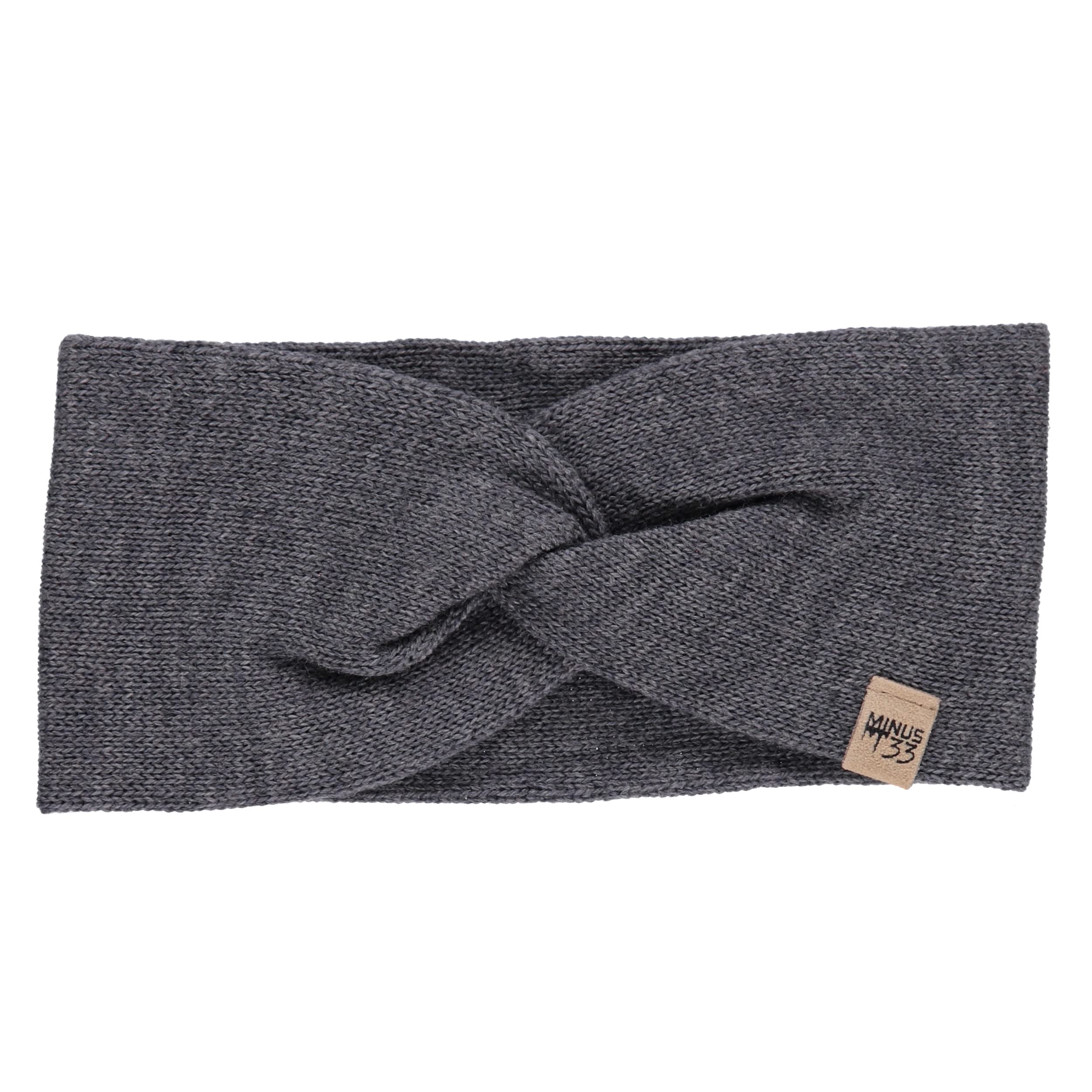 Minus33 100% Merino Wool Women's Knit Headband - Warm Winter Ear Warmer for Outdoor Activities, Skiing, Hiking & Cold Weather Protection