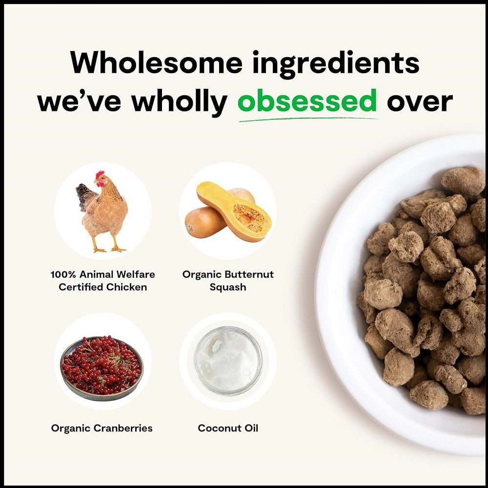 Premium Freeze Dried Harvest Chicken Dog Food - Grain-Free, High-Protein Natural Treats for Puppies & Adult Dogs - Perfect for Training, Travel & Outdoor Adventures