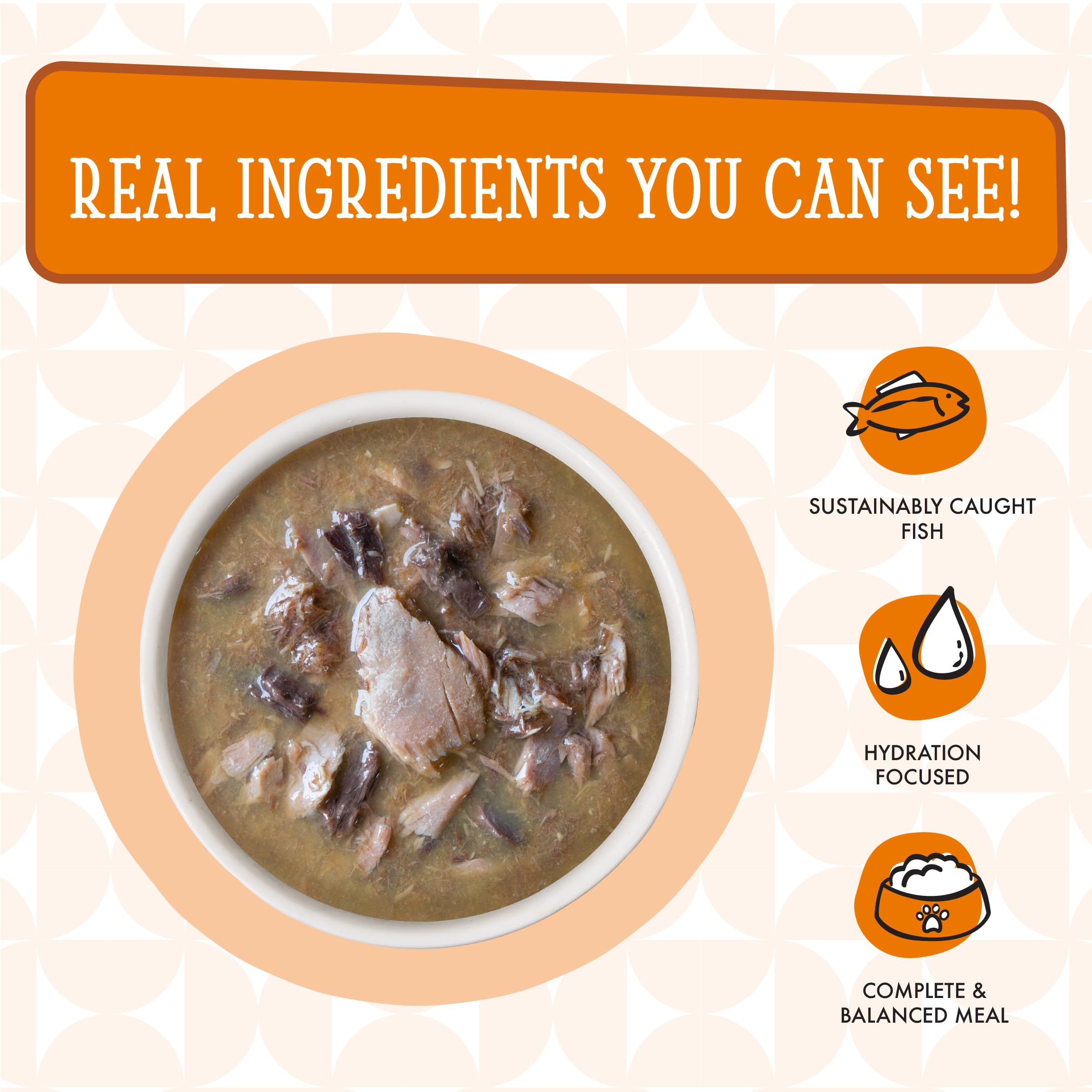 Weruva Cats in The Kitchen Pumpkin Jack Splash with Tuna in Pumpkin Soup Cat Food - Grain-Free, Natural Ingredients, 3oz Pouch (Pack of 12) - Perfect for Hydration & Digestive Health for Adult & Senior Cats