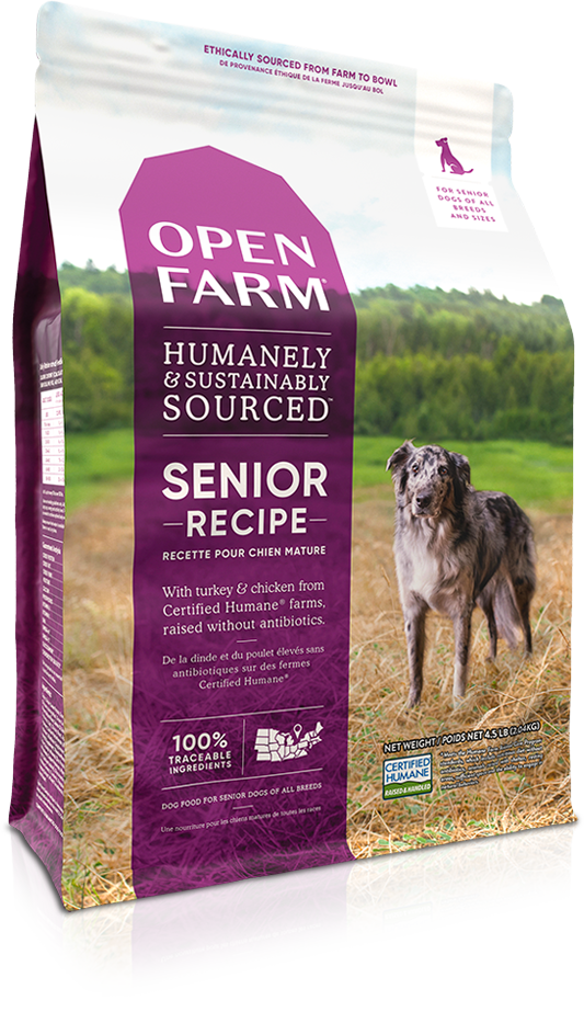 Open Farm Grain Free Dry Dog Food for Senior Dogs - High Protein, Natural Ingredients for Healthy Aging - Perfect for Older Dogs with Sensitive Stomachs & Joint Care Needs