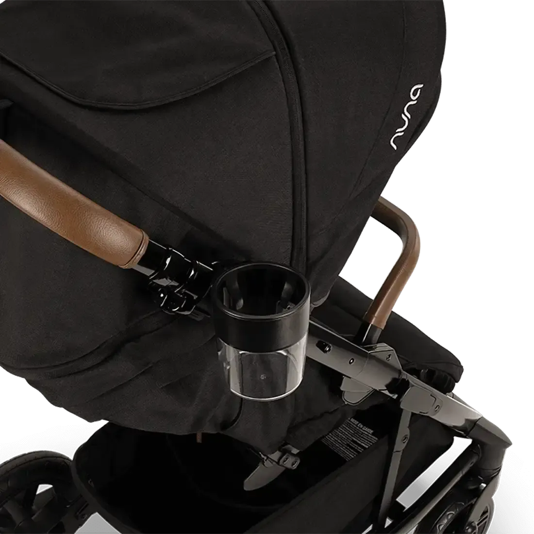 Nuna Cup Holder for Tavo Series Stroller - Universal Fit, Durable & Spill-Proof - Perfect for Coffee, Water Bottles & Snacks on the Go