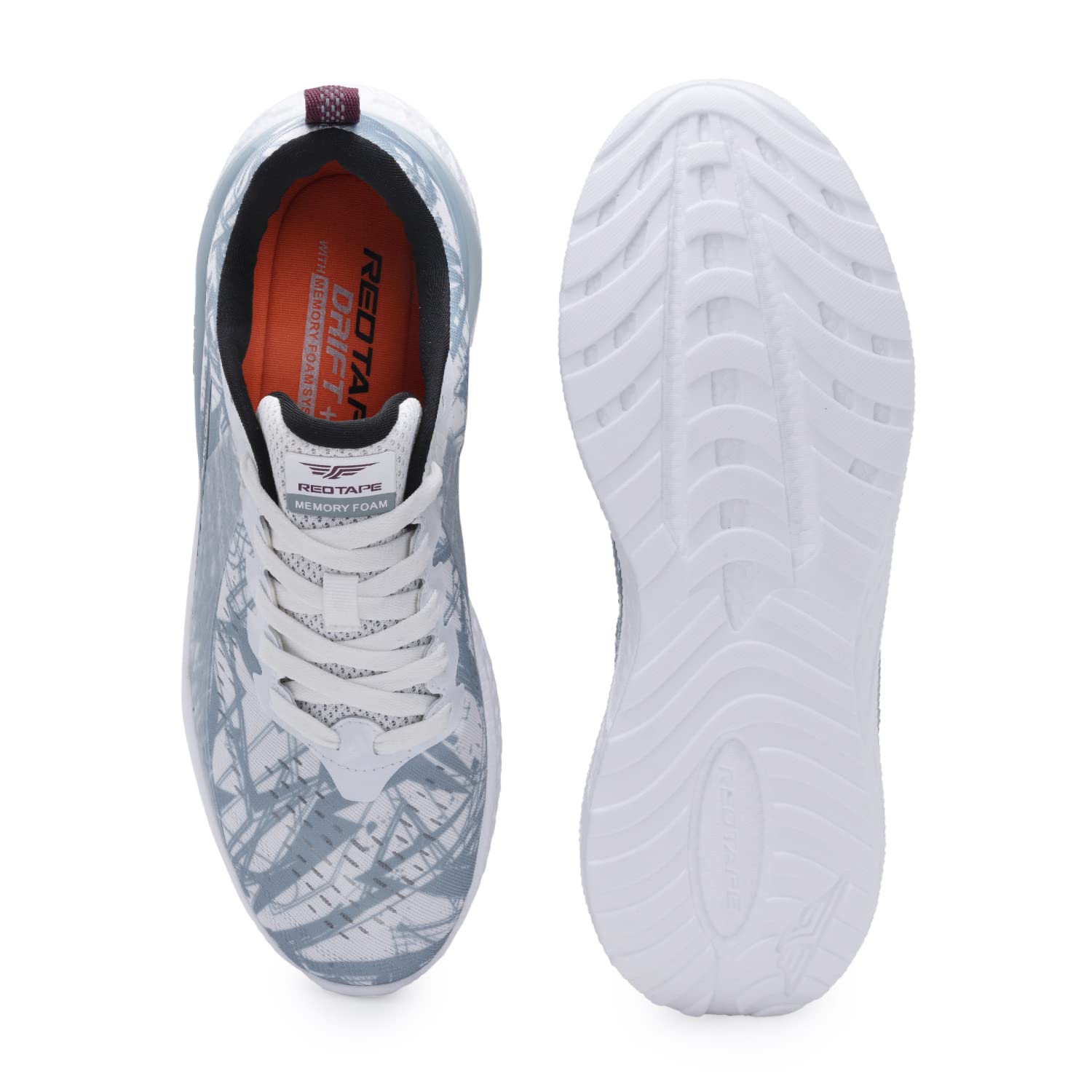 Red Tape Men's Walking Shoes - Lightweight, Comfortable & Breathable Sneakers for Walking, Running & Casual Wear | Perfect for Workouts, Travel & Everyday Use