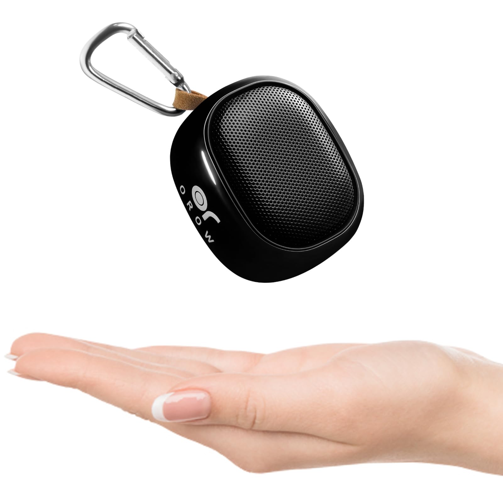 OROW Small Bluetooth Speaker - Mini Portable Wireless Speaker with 49ft Range, Enhanced Bass, TF Card Support - Perfect for iPhone, Travel, Hiking, Car & Gifts (Gray) | Home, Office, Outdoor & Party Use