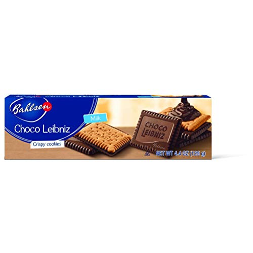 Bahlsen Choco Leibniz Milk Cookies 4-Pack - Perfect for Snacking & Gifting