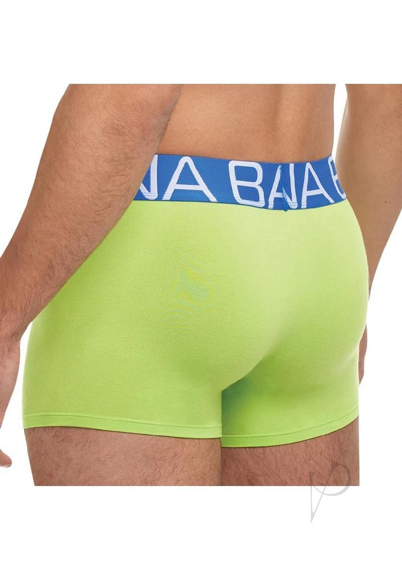 Banana Cabana Men's Swim Trunks - Quick Dry, Comfortable Green Swim Shorts for Beach, Pool & Summer Vacations | Size S/M