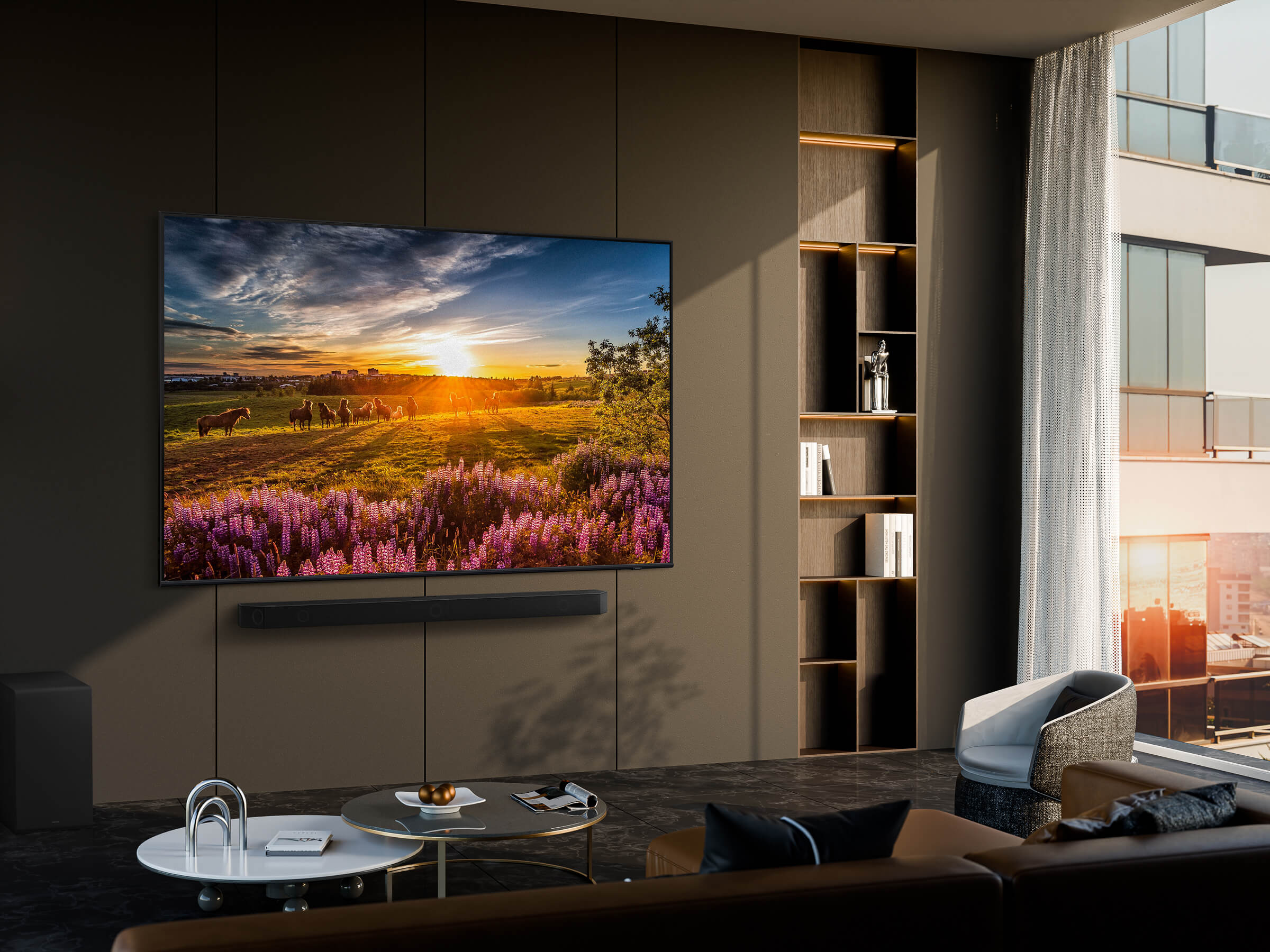 Samsung QN65Q60DAF 65-Inch QLED 4K Smart TV with HDR, Alexa Built-in - Perfect for Home Theater, Gaming & Streaming Entertainment