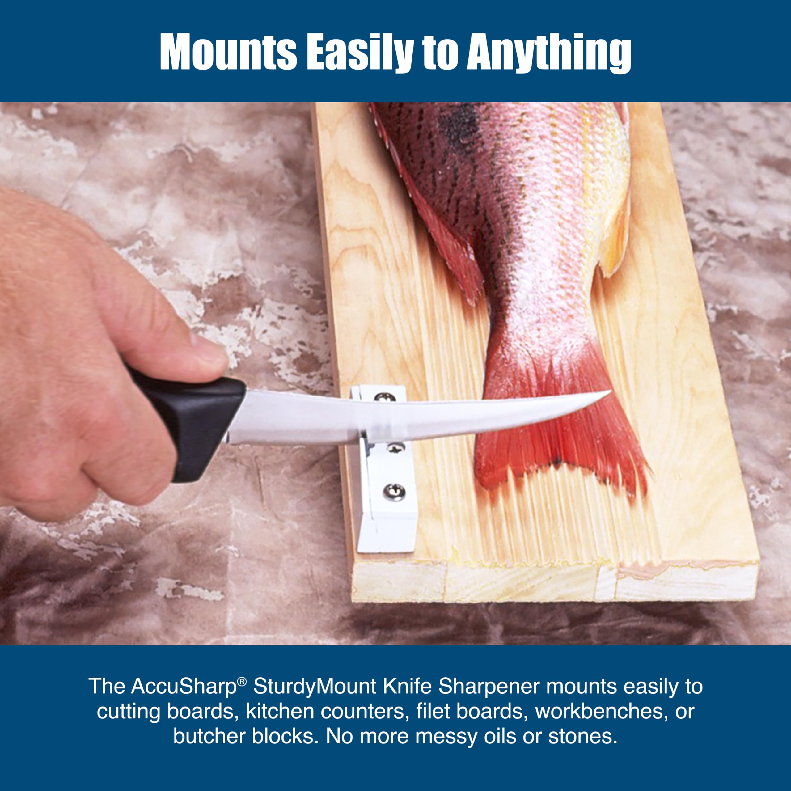 Fortune Products 004 Professional Knife Sharpener - Diamond Coated Blade Sharpening Tool for Kitchen, Hunting & Outdoor Use
