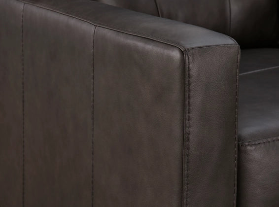 Belziani Genuine Leather Full Sofa Sleeper - Convertible Sleeper Sofa Bed for Living Room, Guest Room & Small Spaces