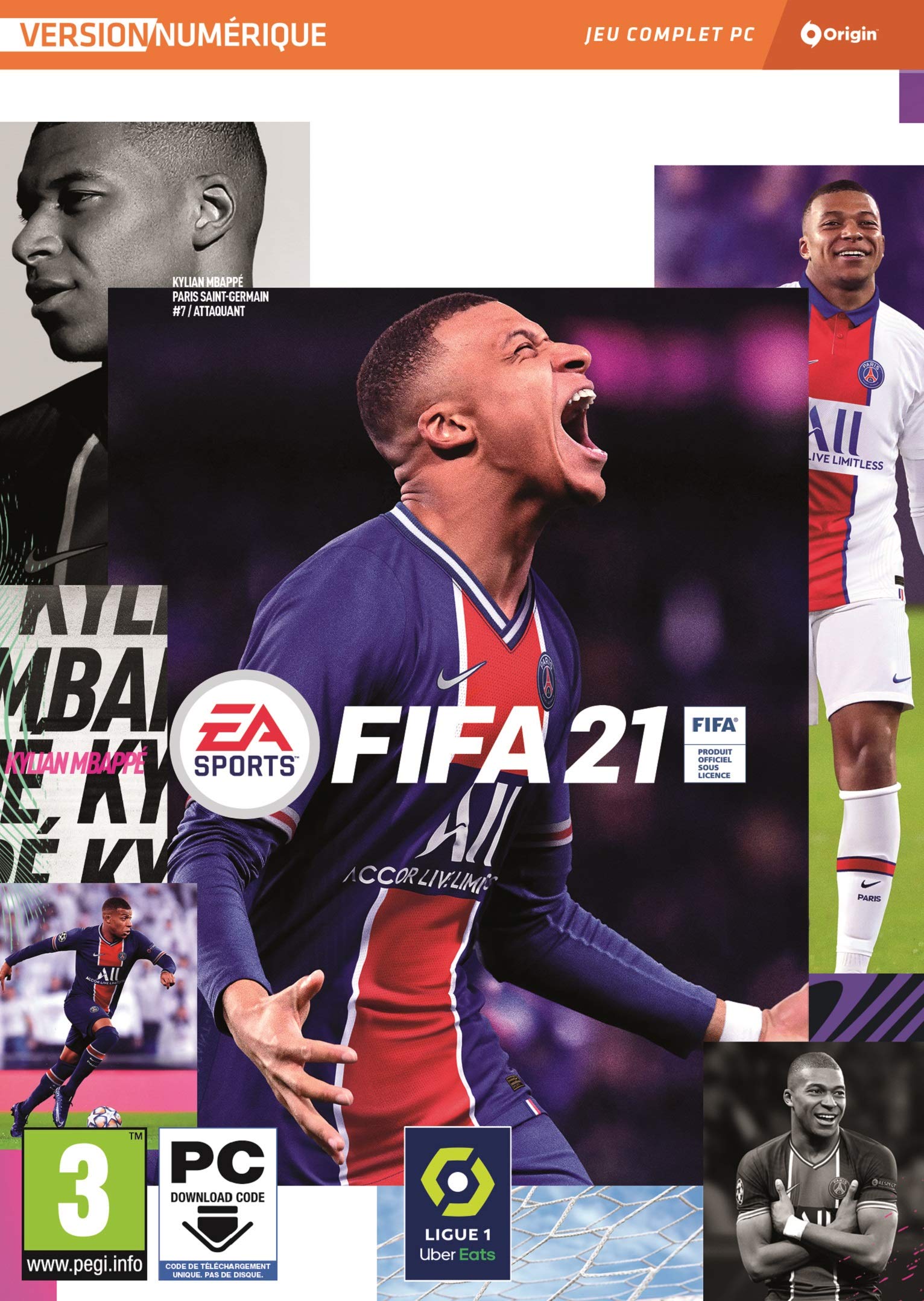 FIFA 21 PC Game - Latest Edition | Official EA Sports Football Simulation | Play Online Multiplayer & Career Mode | Perfect for Gaming Enthusiasts & Soccer Fans