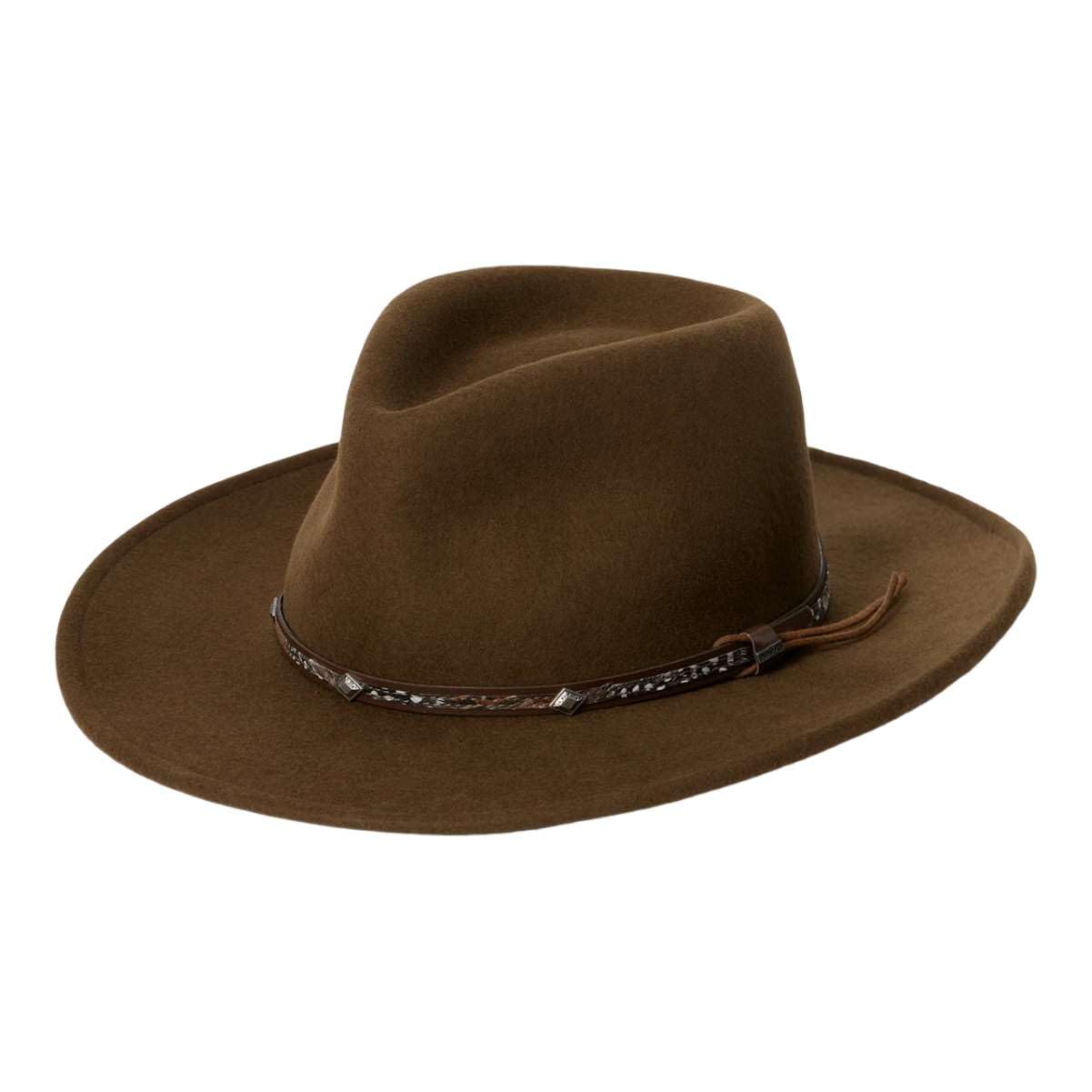 Stetson SWMTSK-8132 Mountain Sky Cowboy Hat for Men - Western Style Felt Hat with Leather Band - Perfect for Outdoor Adventures, Rodeos & Country Fashion