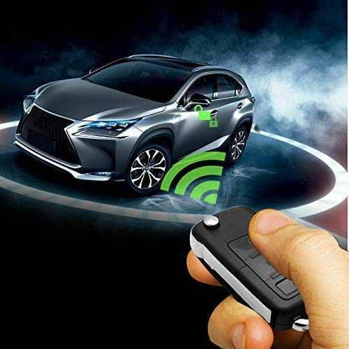 Universal Car Remote Control Keyless Entry System - Central Door Lock Upgrade Kit with Control Box & 2 Replacement Remotes (Style 14) | Easy Installation for Vehicle Security & Convenience | Perfect for Car Owners, Auto Shops & DIY Enthusiasts