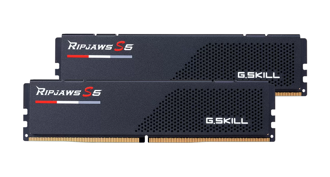 G.Skill Ripjaws S5 32GB (2x16GB) DDR5 6400MHz CL36 Desktop Memory Kit - High Performance RAM for Gaming PCs, Workstations & Content Creation