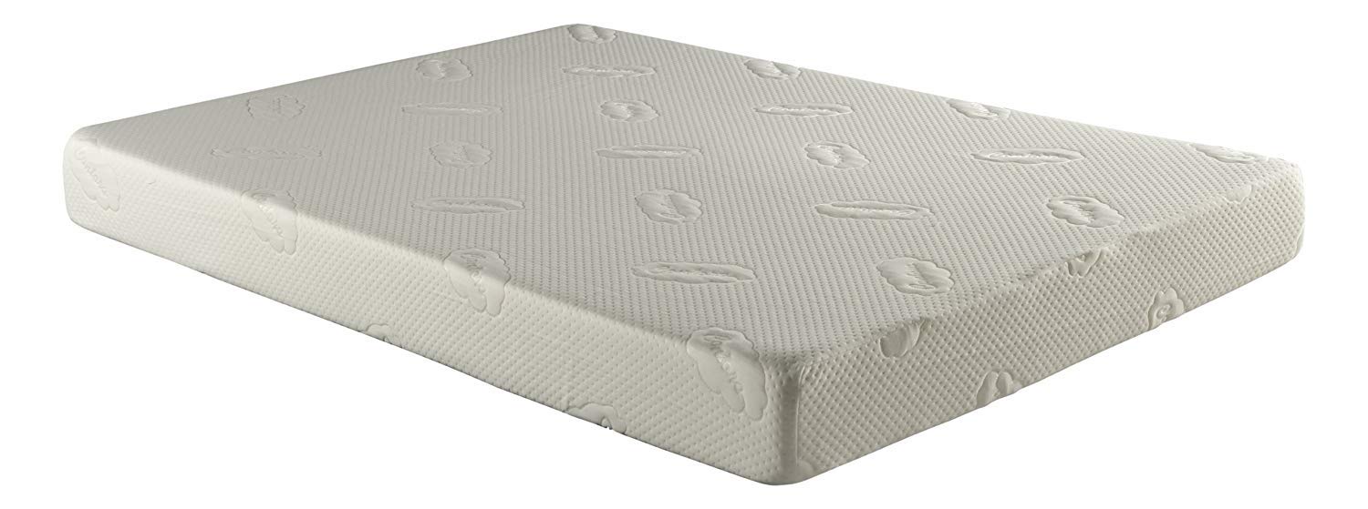 Atlantic Furniture Full Size Mattress - Premium White Bed Mattress for Comfortable Sleep - Perfect for Bedrooms, Guest Rooms & Dormitories