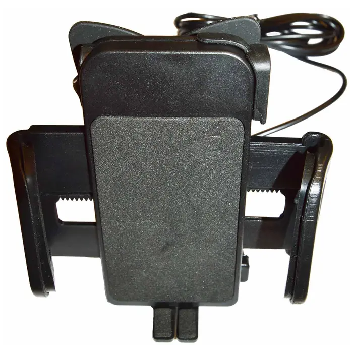 Open Road Motorcycle Phone Mount with Wireless Charger - Secure & Hands-Free for Harley, Honda, BMW - Perfect for GPS Navigation & Adventure Riding