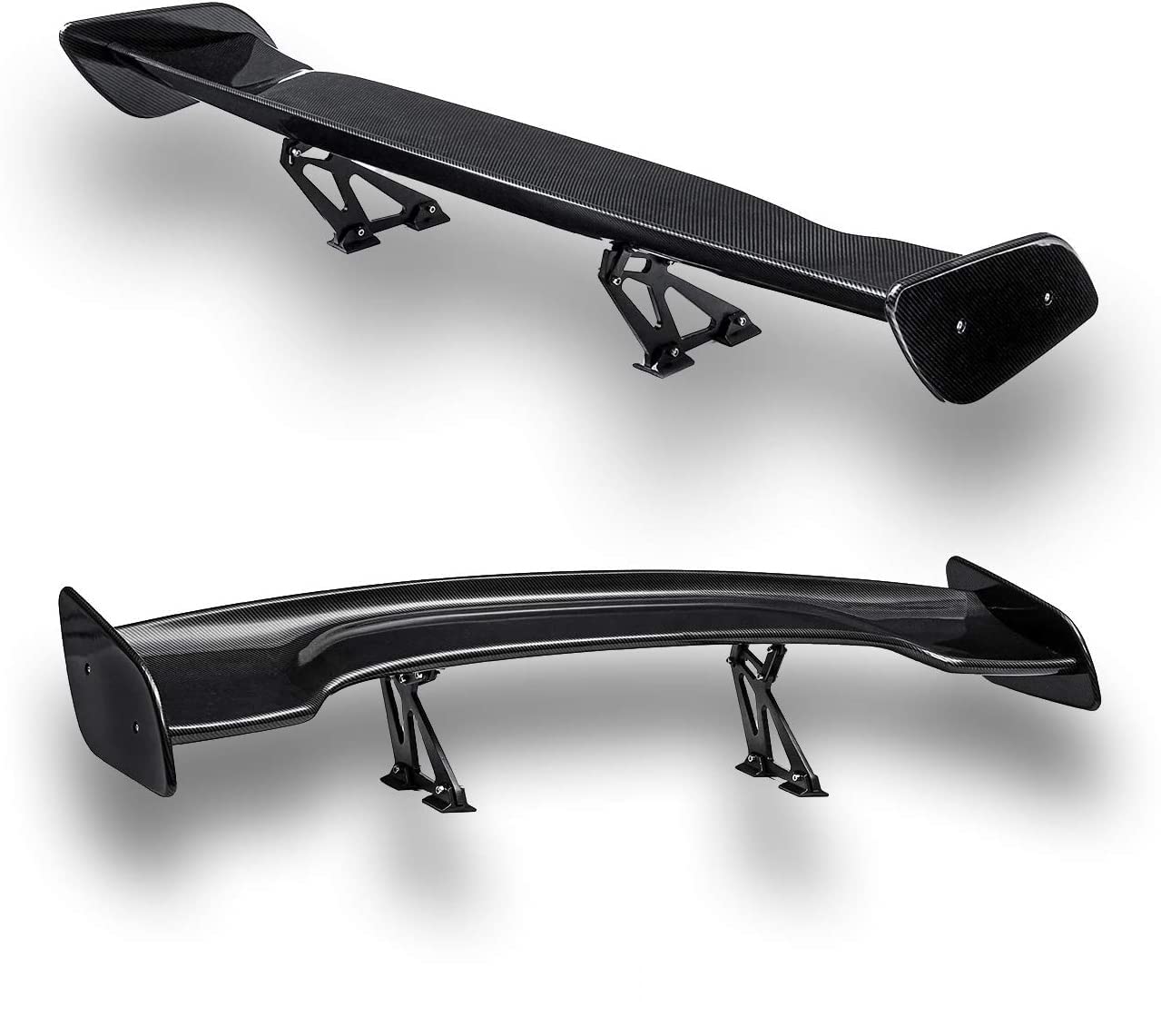 Universal Fit 3DI JDM Carbon Fiber GT Wing Rear Trunk Deck Spoiler - 57.08