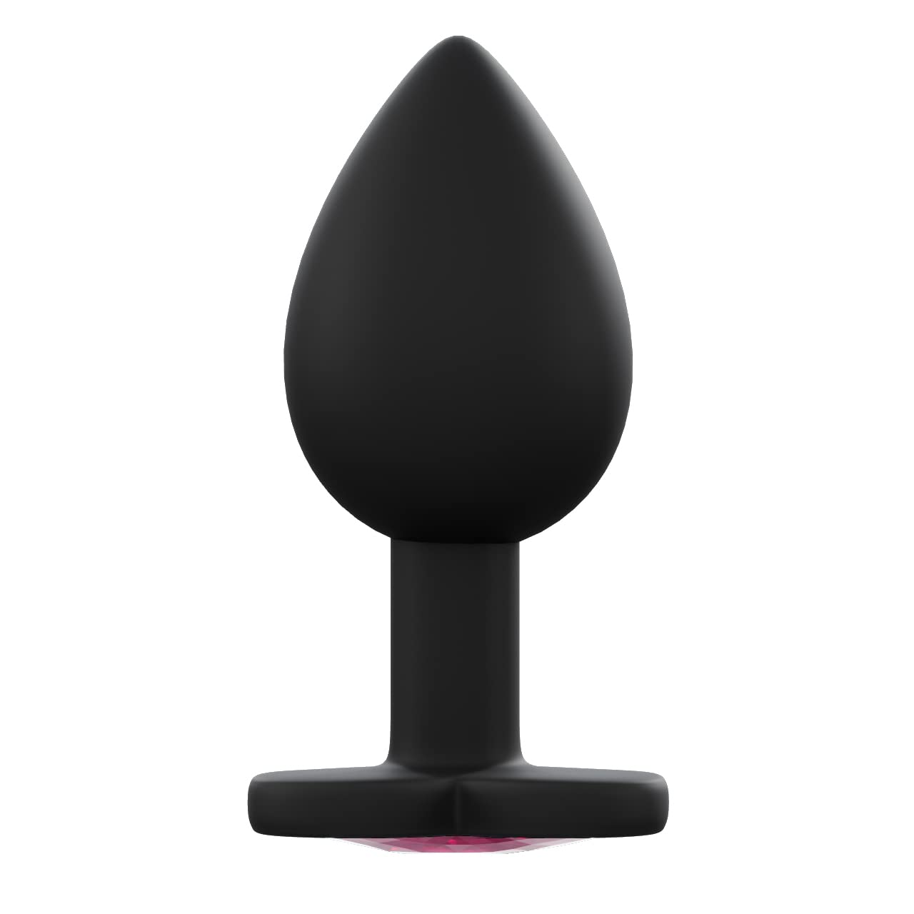 3-Piece Diamond Studded Anal Training Butt Plug Set (Black) - Soft Silicone Beginner's Kit with Flared Base & Velvet Gift Bag - Adult Fetish Toys for Couples & Solo Play - Perfect for Spicing Up Date Nights & Exploring New Sensations