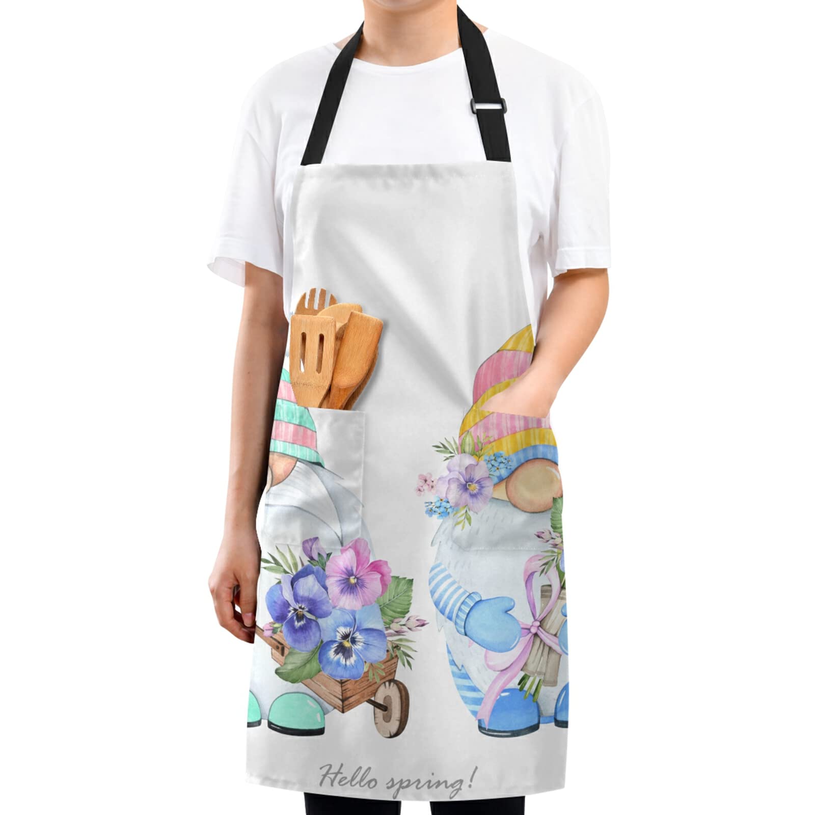 Aflyko Unisex Adjustable Kitchen Apron for Cooking, BBQ & Painting - 27.5