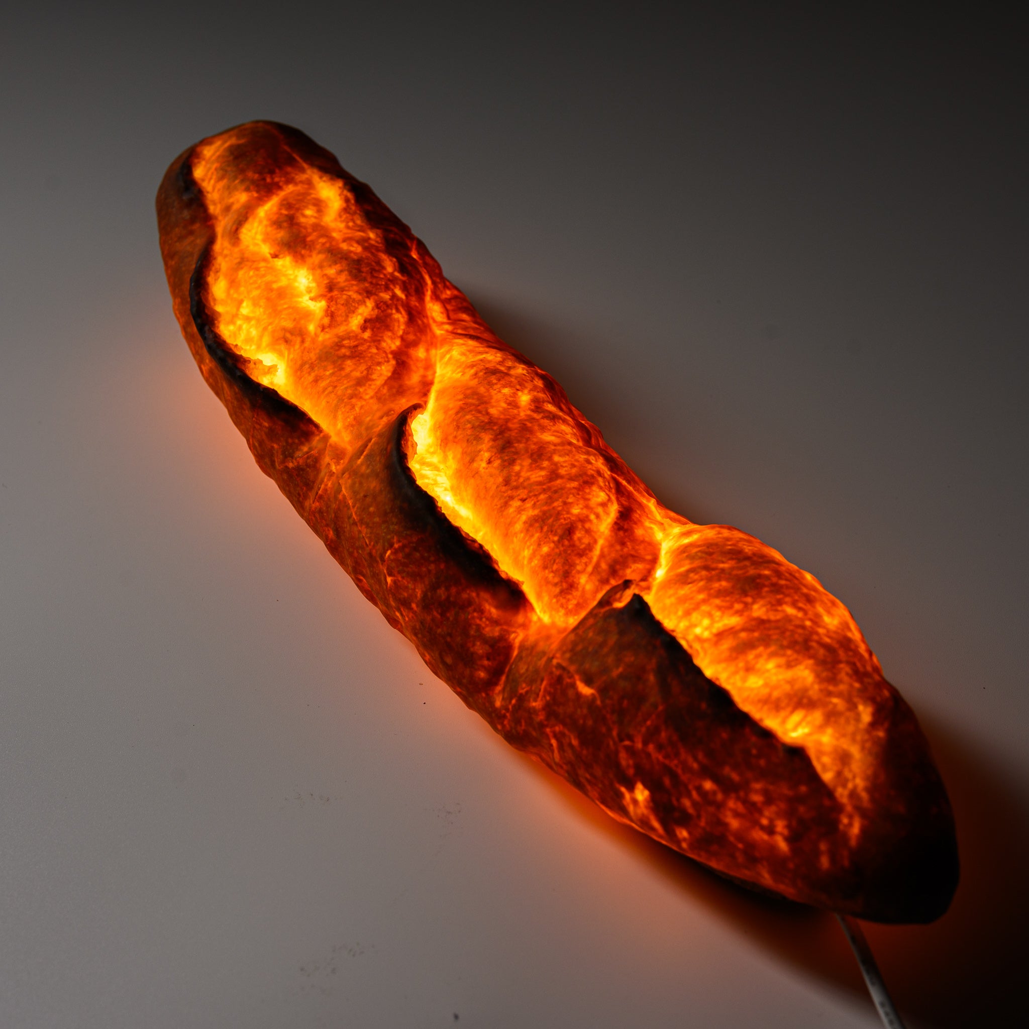PAMPSHADE Real Bread Lamp - Batard Art Light by Yukiko Morita | Unique Home Decor for Living Room, Bedroom & Cafe Aesthetic