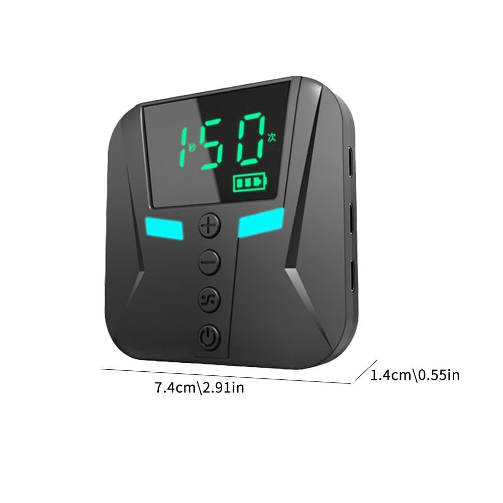 12-Port Auto Clicker for Smartphones - Adjustable Screen Tapper for Apps, Live Streaming & Gaming - Fast Continuous Click Simulation for Likes, Rewards & Tasks (Perfect for TikTok, YouTube & Mobile Games)