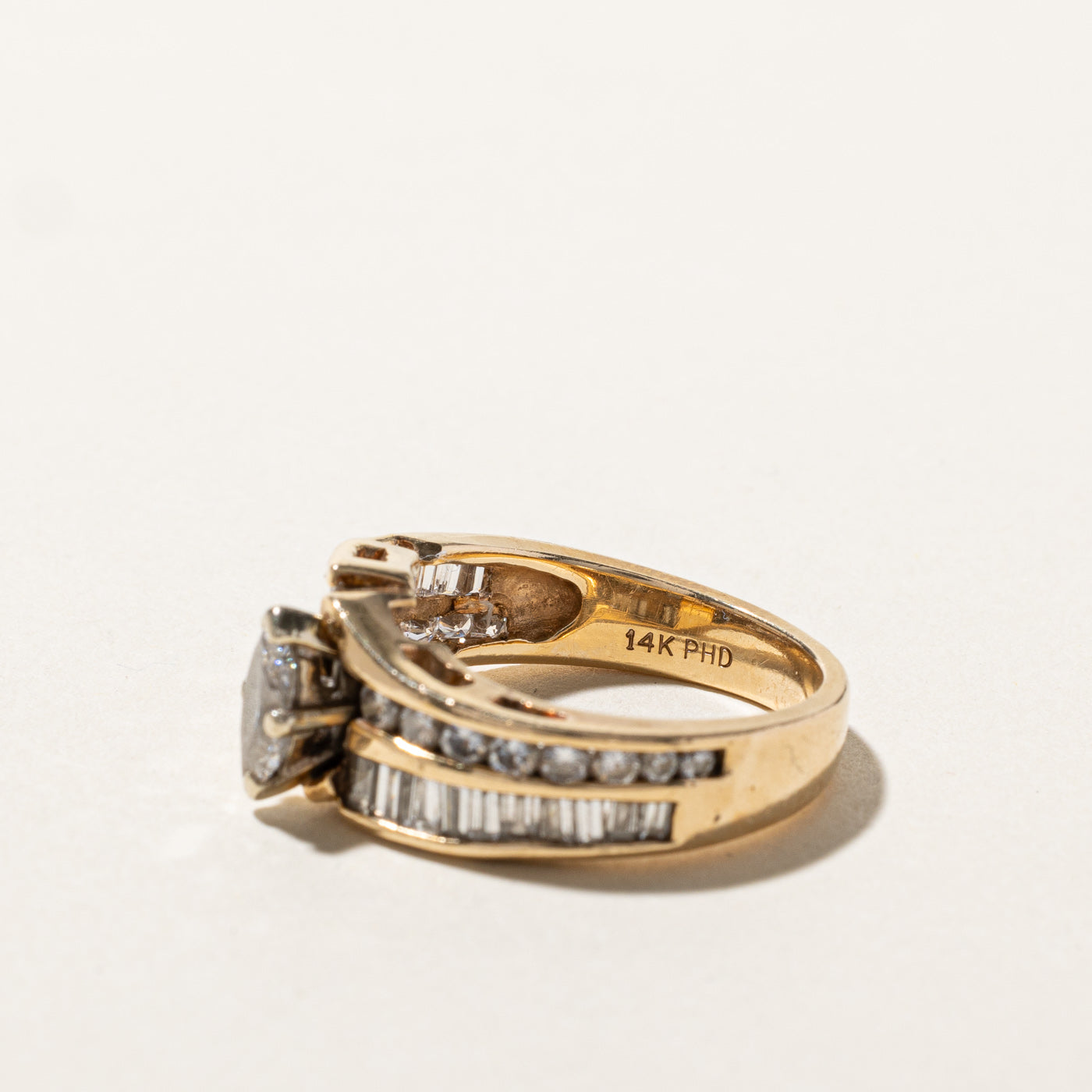 Channel Set Multi Diamond Ring - 1.27ctw (1.27 Carat Total Weight) - Size 6.5 - Elegant Wedding Band, Anniversary Gift, or Engagement Ring for Women