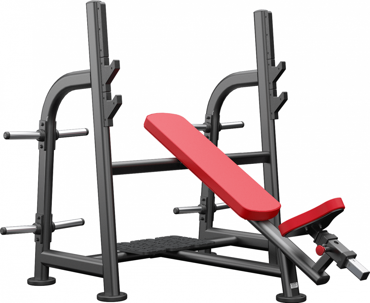 ATLANTIS Olympic Incline Bench Press - Adjustable Weight Bench for Strength Training & Home Gym Workouts - Perfect for Bodybuilding, Powerlifting & Fitness Enthusiasts