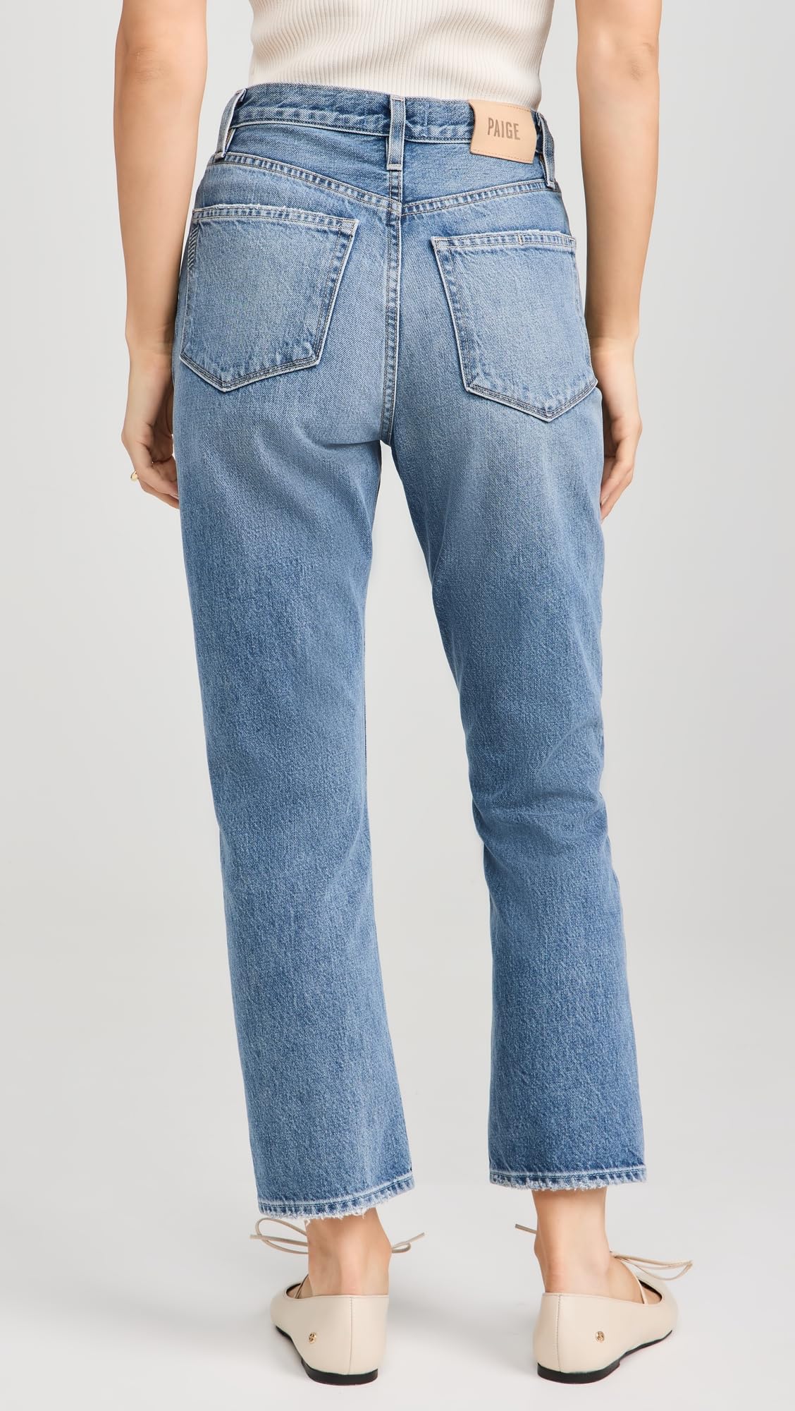PAIGE Women's Billy Crop Jeans - High Waist Skinny Denim Pants for Casual & Work | Perfect for Everyday Wear, Office & Weekend Outfits