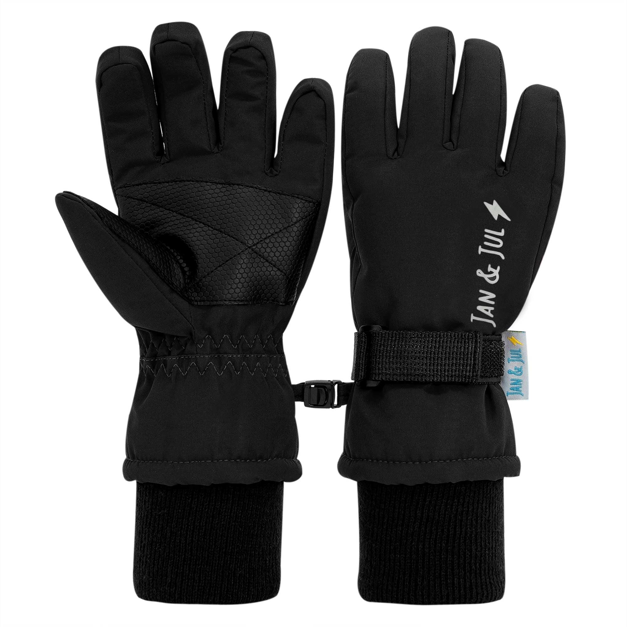 JAN & JUL Kids Waterproof Winter Gloves for Outdoor Play