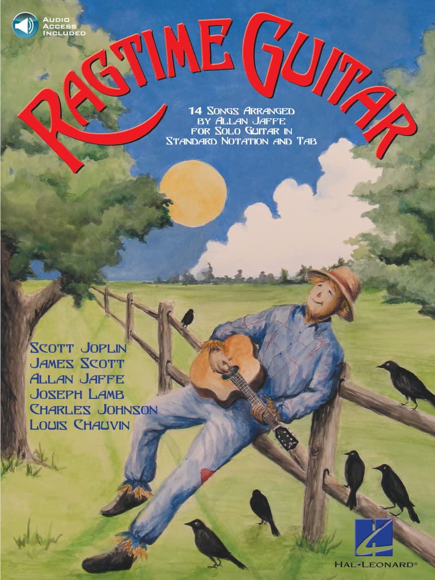 Ragtime Guitar: 14 Classic Songs Arranged for Solo Guitar - Book with Online Audio - Perfect for Guitar Practice & Performance