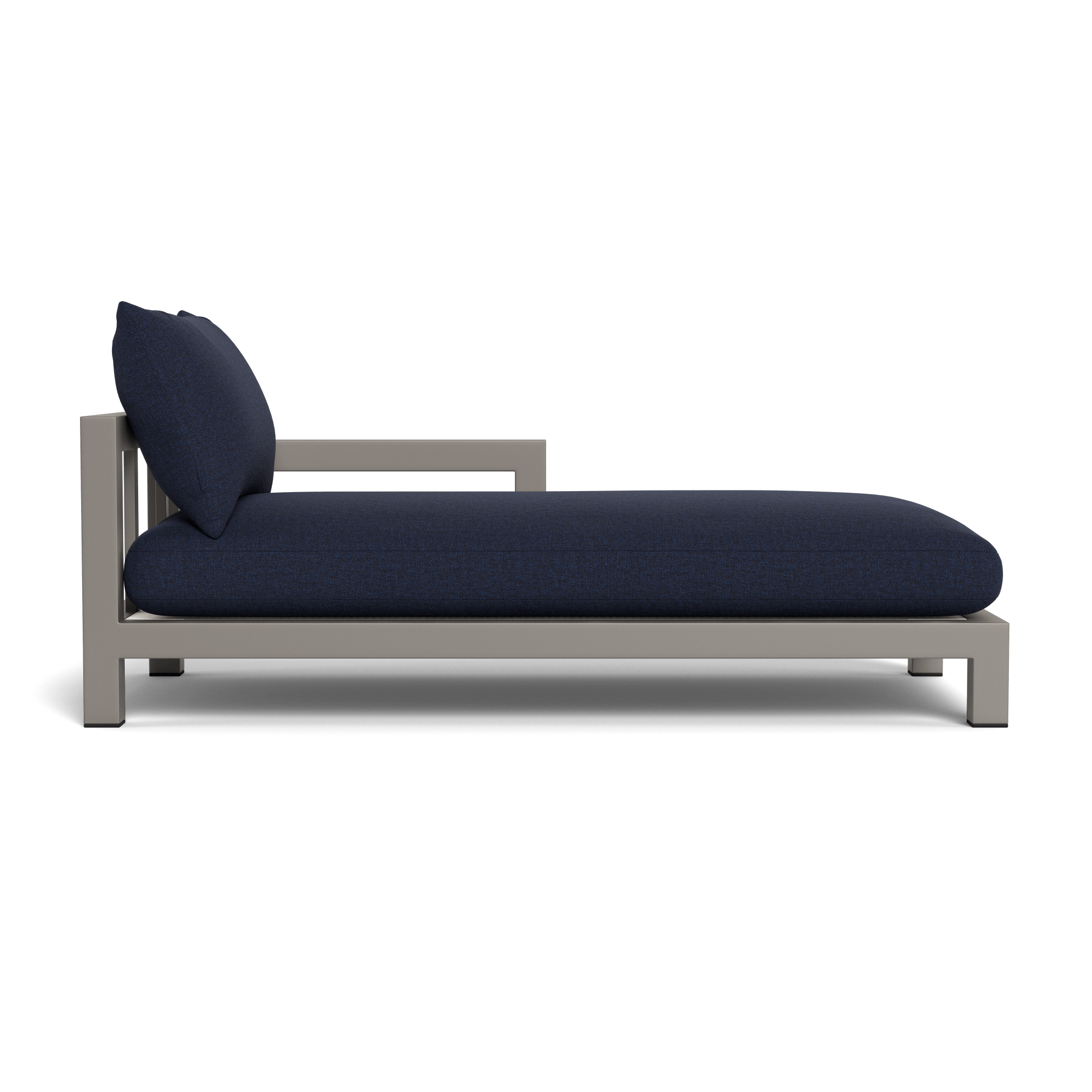 Pacific Aluminum Chaise Lounge Chair - Lightweight & Durable Outdoor Patio Furniture for Poolside, Beach, Garden Relaxation