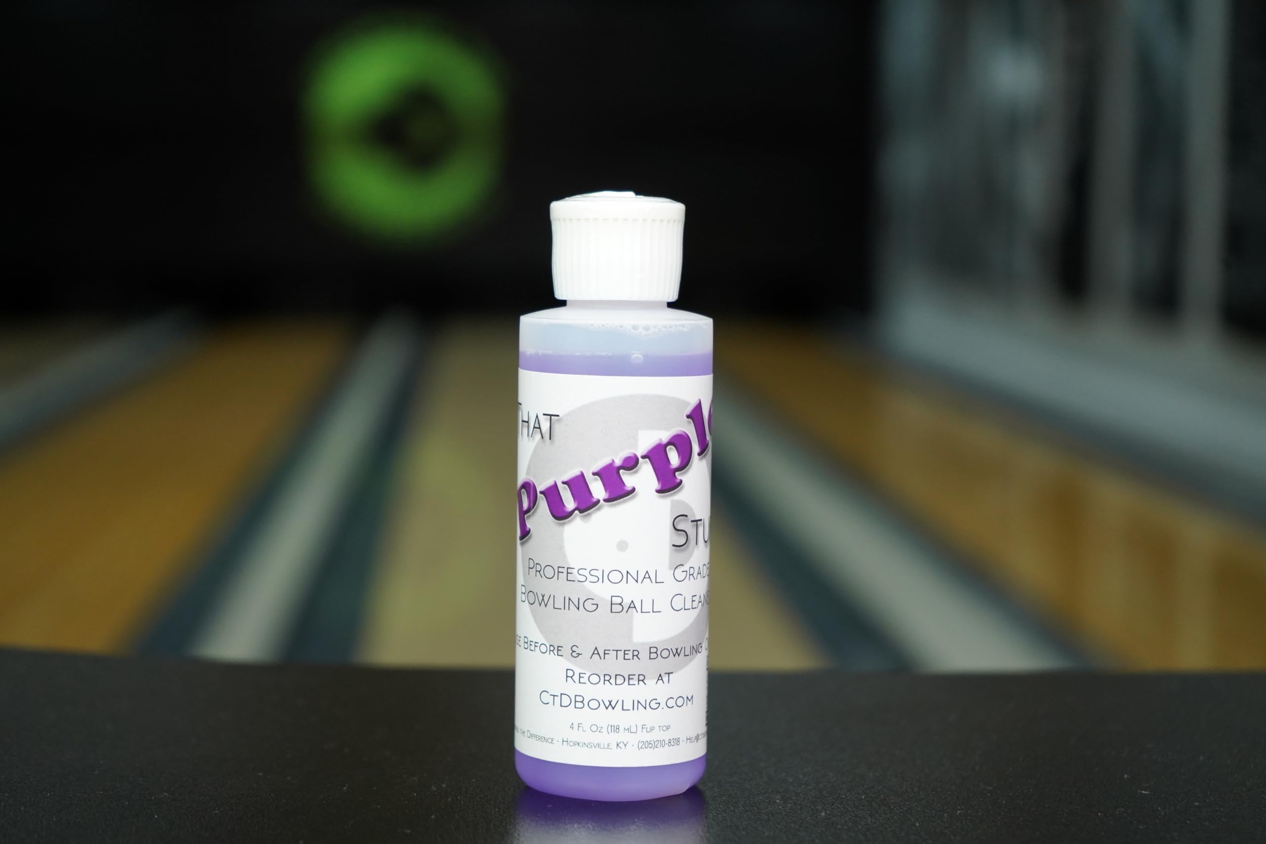 Purple Stuff Professional Grade Bowling Ball Cleaner – USBC Approved | Removes Dirt, Oil & Restores Tackiness | Enhances Performance | Perfect for League Play & Tournament Preparation