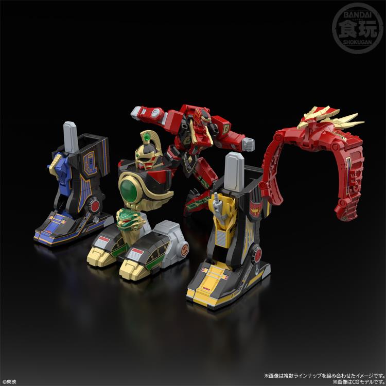 Bandai SMP Gosei Sentai Dairanger Gosei Gattai Dairen'Oh Model Kit Set - Super Sentai Robot Action Figure for Collectors & Anime Fans - Perfect for Display & Role Play Scenes