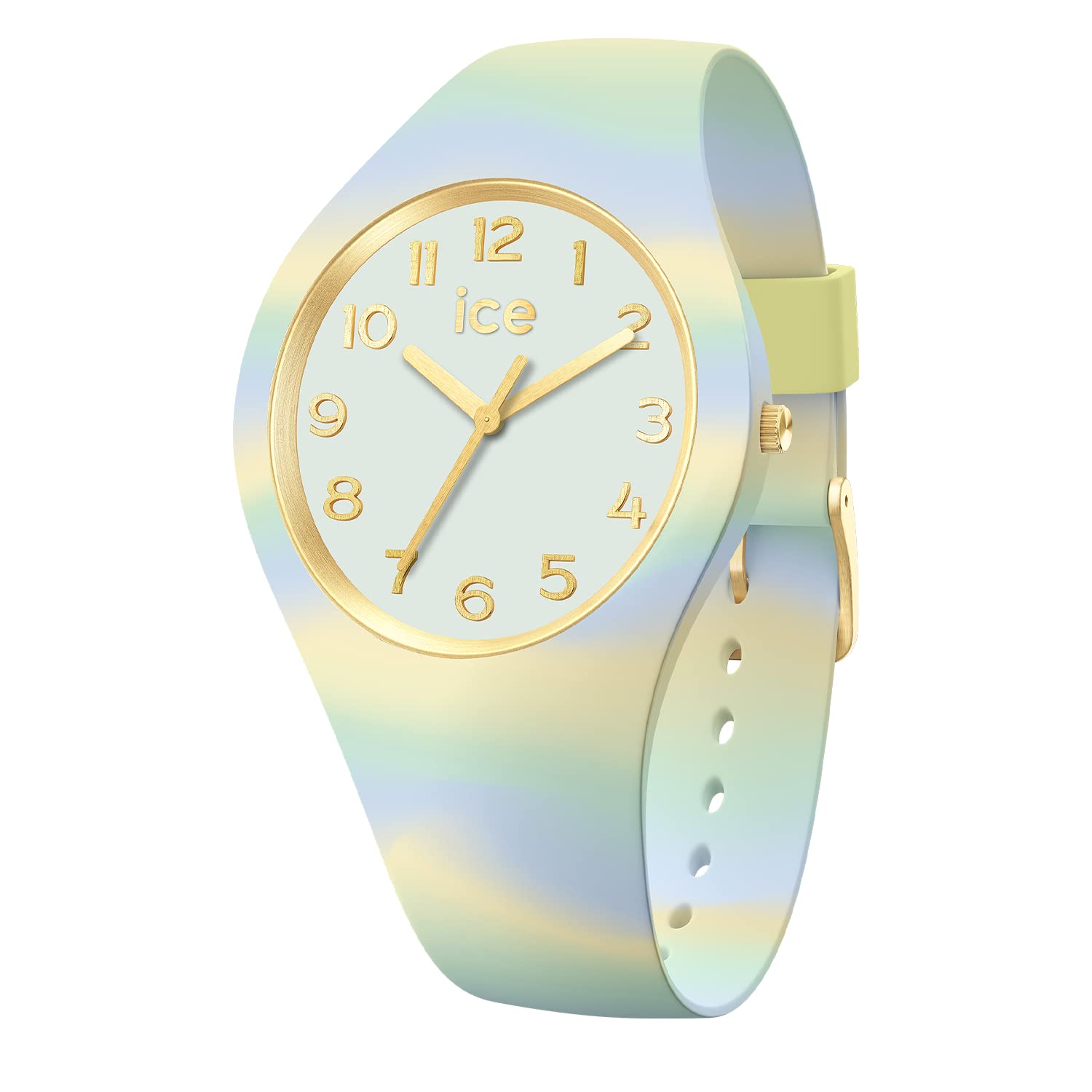 ICE-WATCH Women's Tie-Dye Multicolor Plastic Strap Watch - Small Size | Fashion Accessory for Casual Wear, Work & Everyday Use