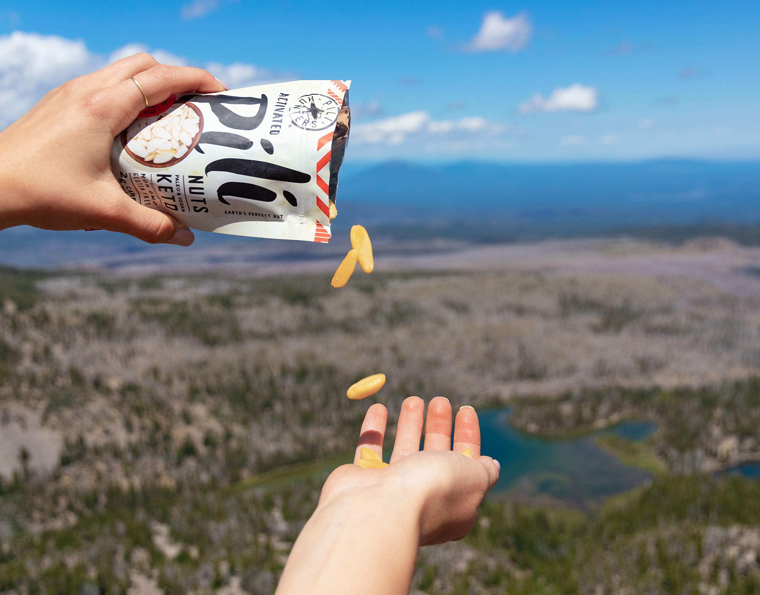 Pili Hunters Spicy Chili Pili Nuts - Keto Friendly, Low Carb, Gluten Free, No Sugar Added Superfood Snacks - Shark Tank Featured - Perfect for On-the-Go Energy & Healthy Lifestyle