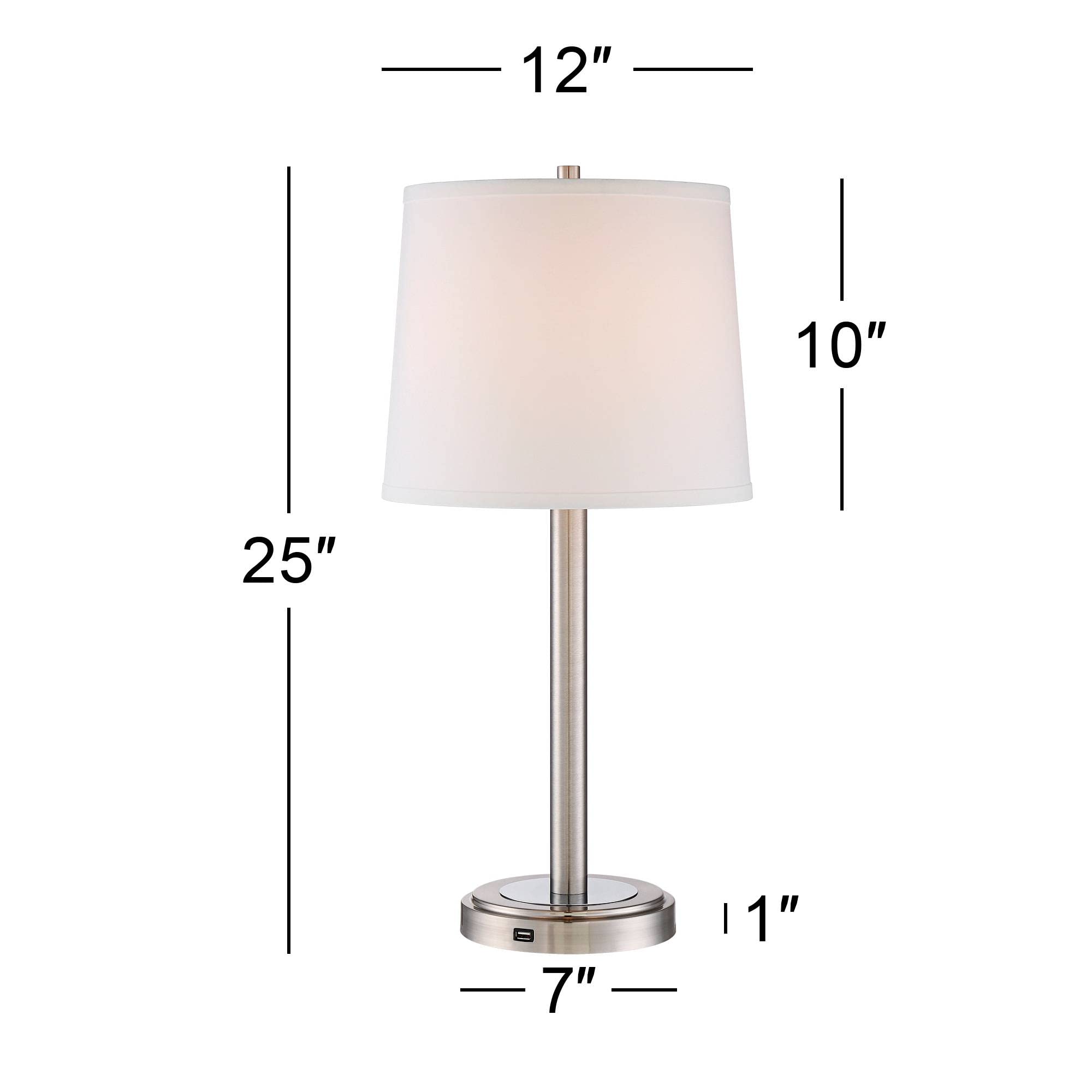 360 Lighting Camile Modern Table Lamps Set of 2 - 25
