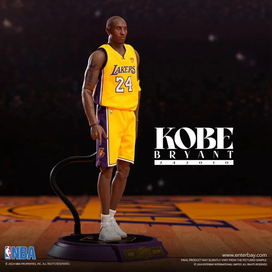 Kobe Bryant NBA Los Angeles Lakers 24 2010 Real Masterpiece Action Figure - Limited Edition Collectible Toy for Basketball Fans & Memorabilia Collectors - Perfect for Display, Gifts, and Sports Decor