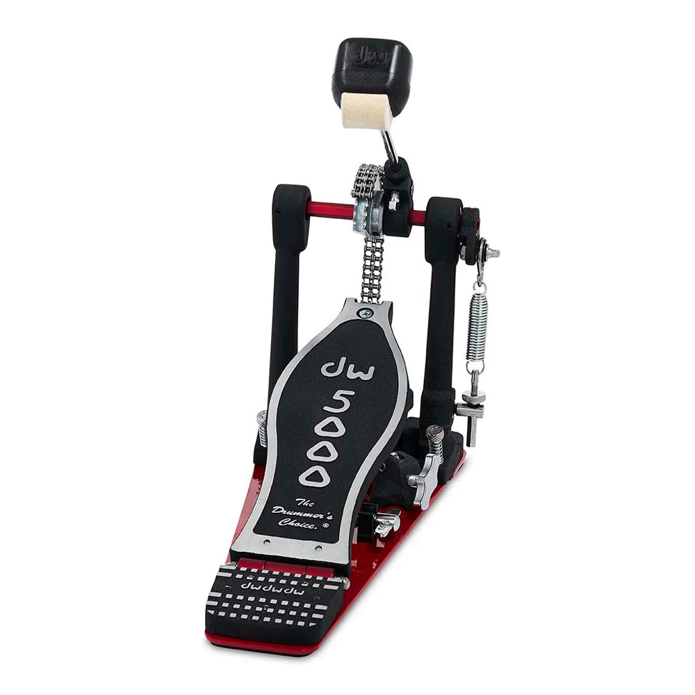 DW 5000 Series Turbo Single Drum Pedal - High-Performance Bass Drum Pedal for Professional Drummers | Perfect for Live Performances & Studio Recording