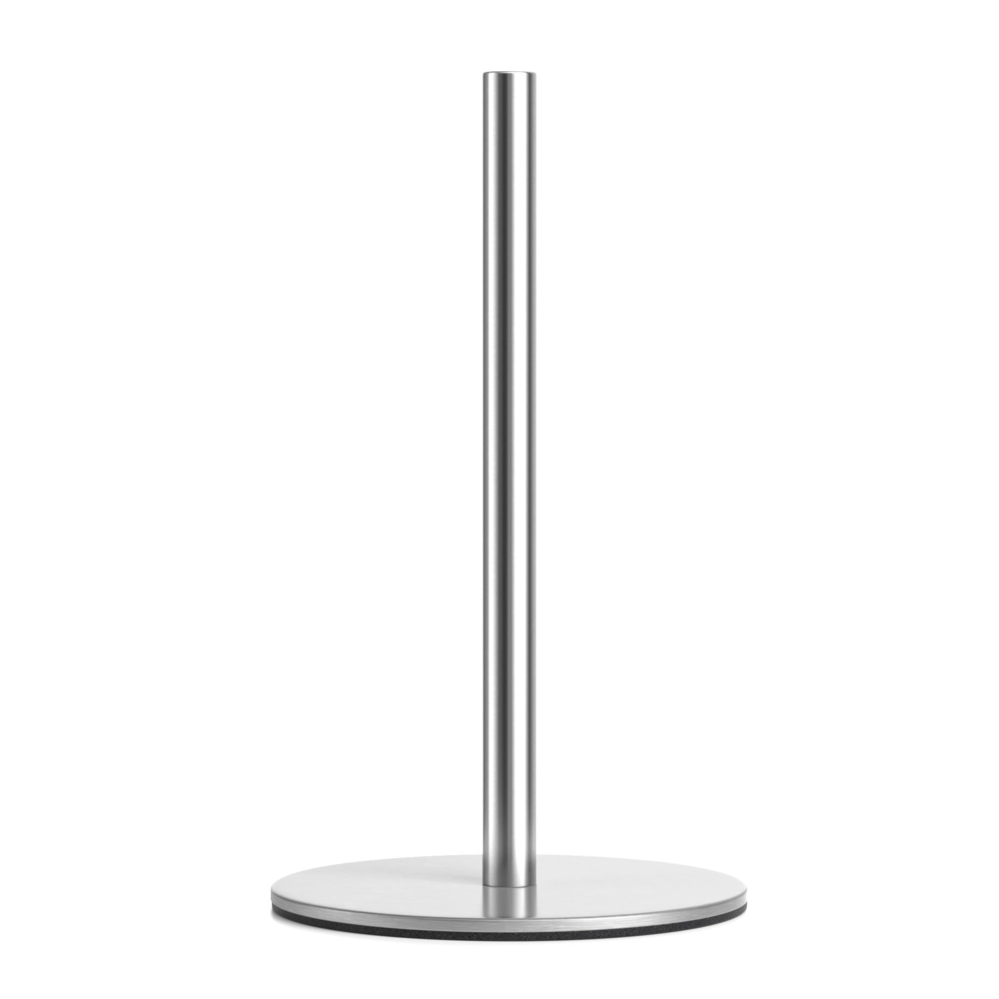 Premium Stainless Steel Free-Standing Paper Towel Holder - Classic Fashion Kitchen Roll Dispenser & Organizer | Perfect for Countertops, Kitchens, Restaurants, and Office Spaces