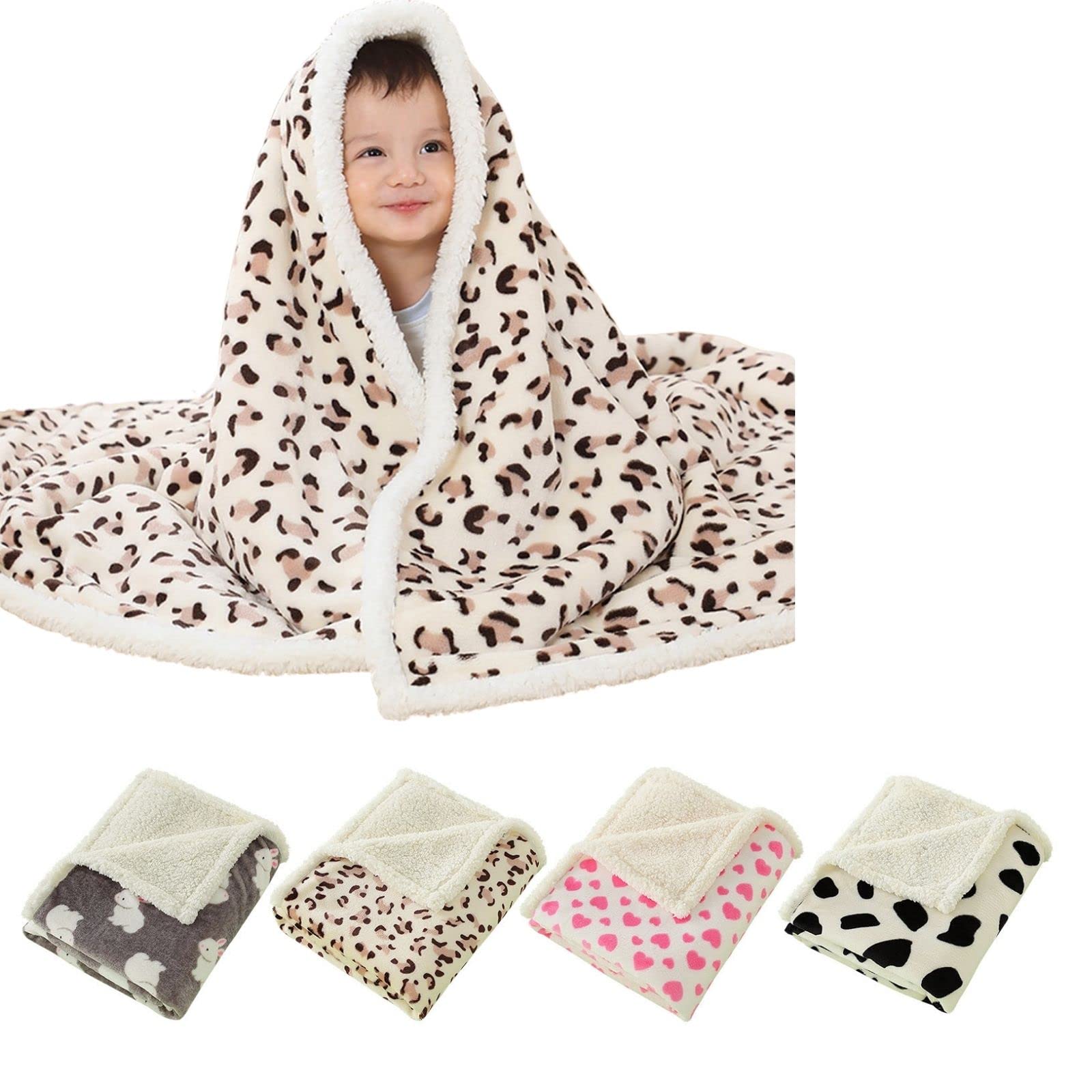 Soft Fleece Baby Blanket for Boys - Cozy Woodland Security Blanket for Toddlers & Newborns - Perfect for Nursery, Stroller, and Cuddling