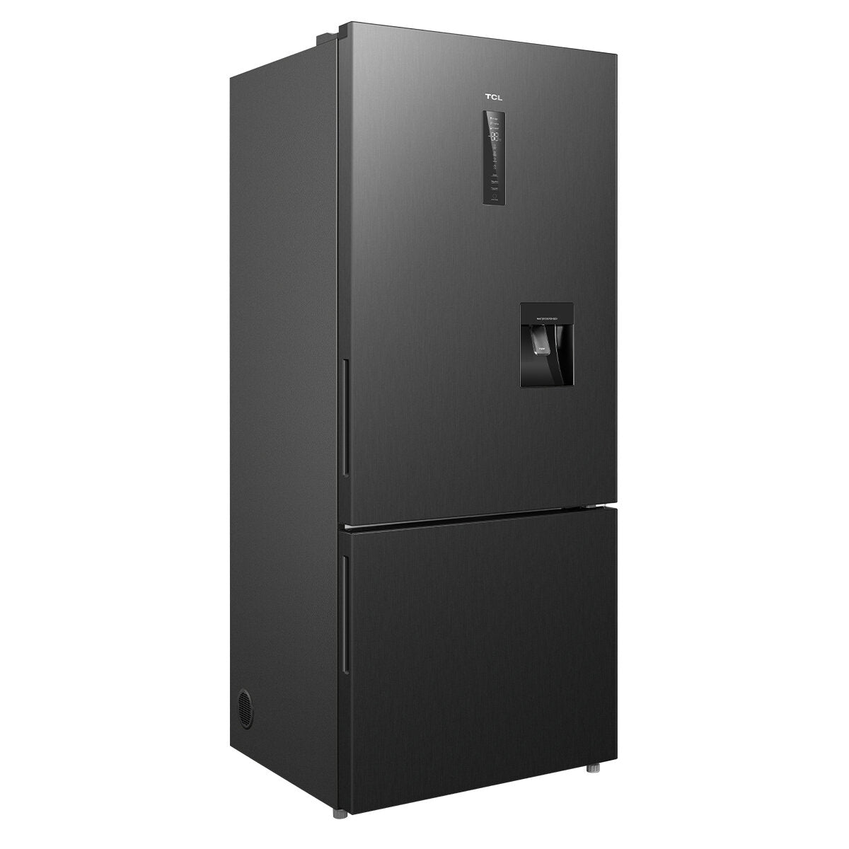 TCL 412L Bottom Mount Refrigerator - Matte Black (C440BFB) | Energy Efficient, Spacious Freezer & Fridge | Perfect for Kitchens, Apartments & Small Homes