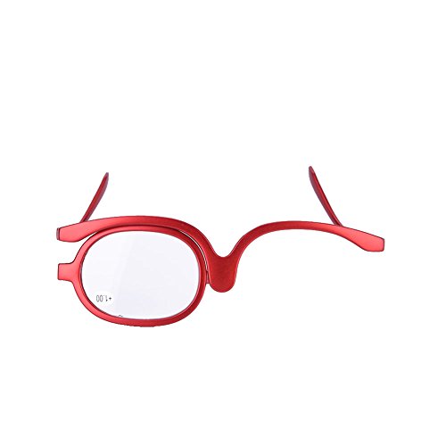 Mavis Laven Magnifying Makeup Glasses with Single Rotating Lens - Essential Cosmetic Eyewear for Women (01#) | Perfect for Precise Eyeliner, Eyeshadow & Lash Application