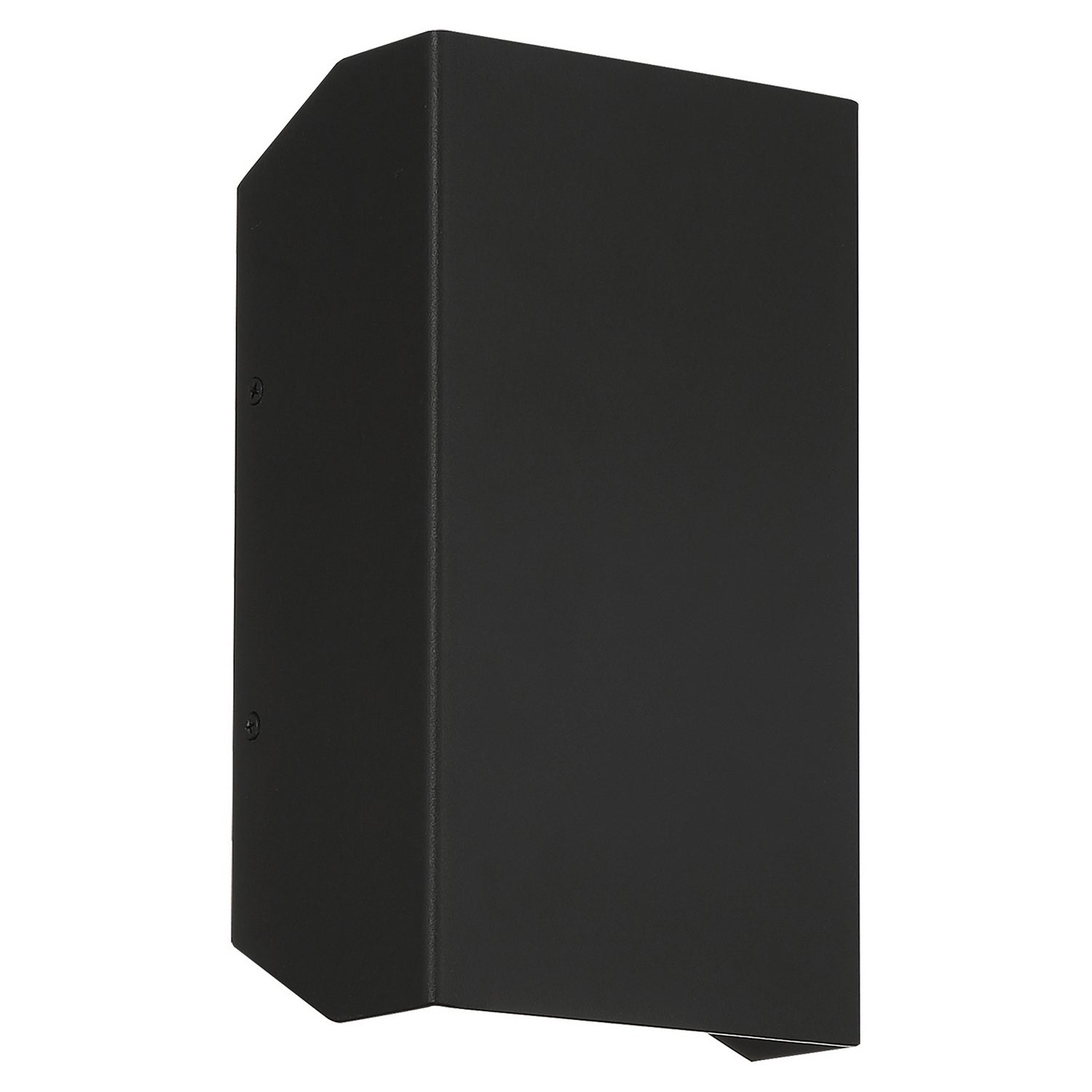 Amora 6 Inch LED Outdoor Wall Sconce - Black Finish - Waterproof Exterior Light Fixture for Porch, Patio, Garage & Garden Lighting