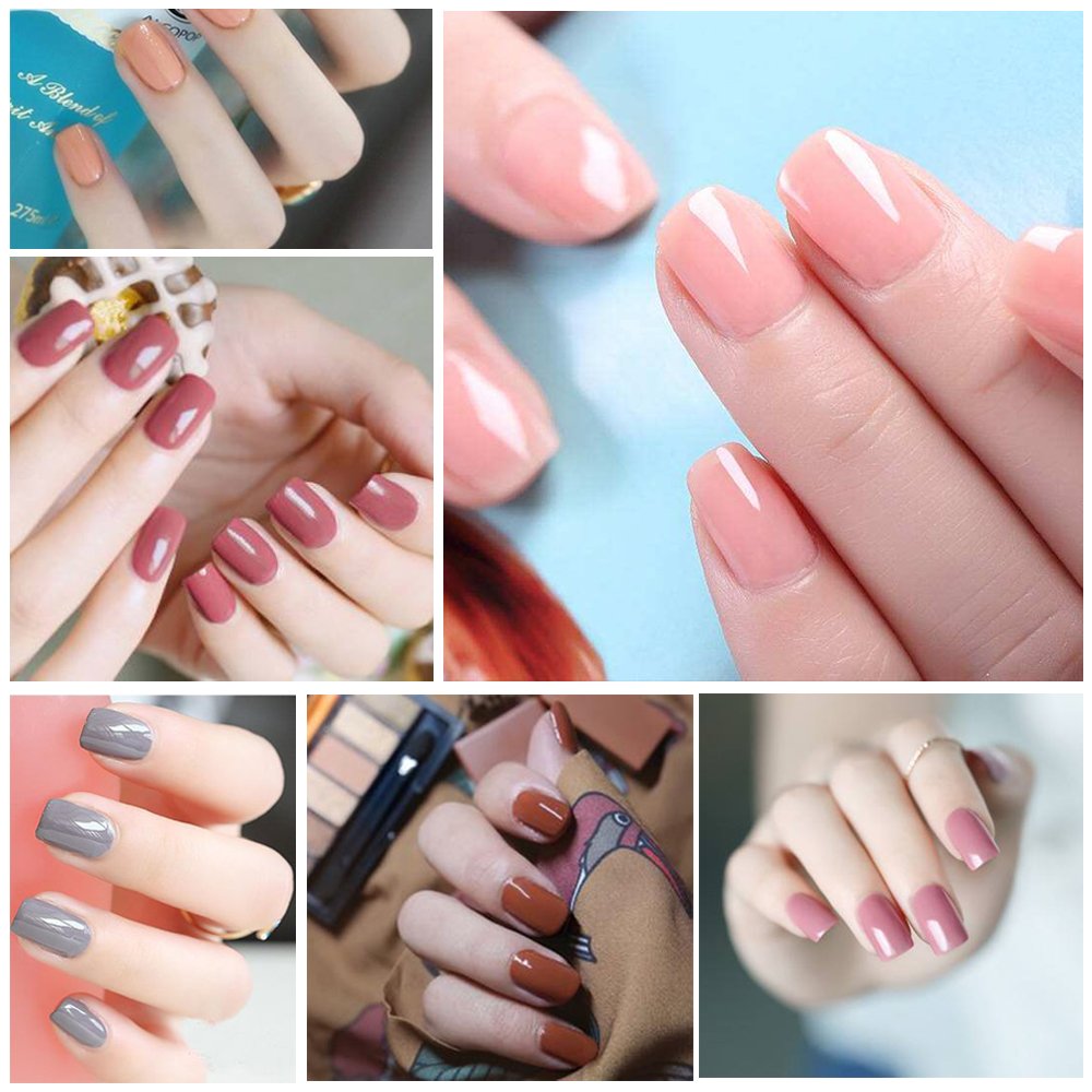 GirlyDream Gel Nail Polish Set - 6 Colors with Base & Top Coat, 36W Fast Curing LED Nail Lamp | Complete Manicure Kit for Beginners | At-Home Nail Art, Salon-Quality DIY Manicures