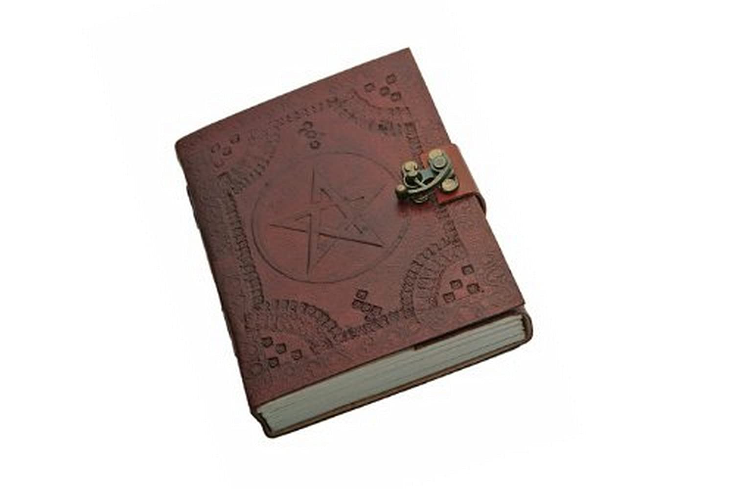 Szco Supplies Star Journal with Lock - Elegant Leather Diary for Writing, Note Taking & Personal Reflection - Perfect for Students, Professionals & Gift Giving
