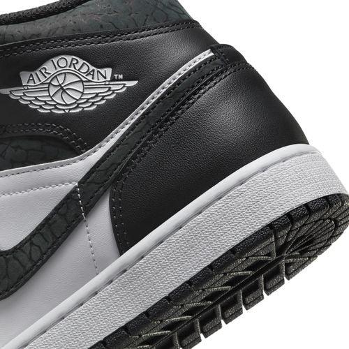 Air Jordan 1 Mid SE 'Panda Elephant' Men's Basketball Shoes - Stylish Sneakers for Casual Wear, Street Fashion & Sports