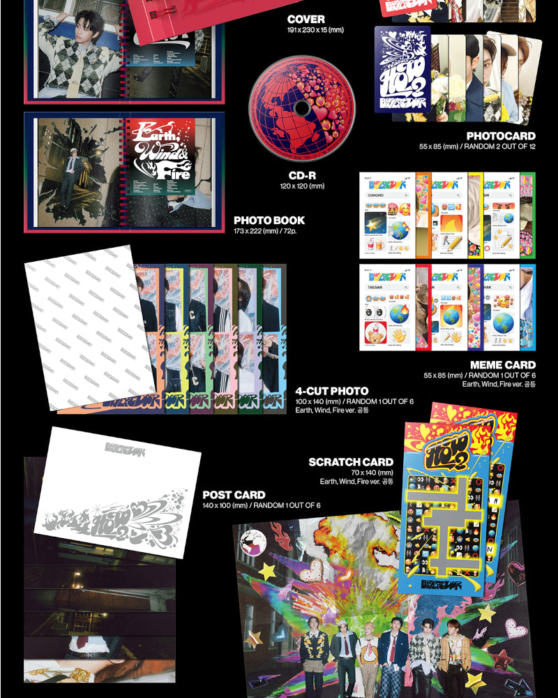 BOYNEXTDOOR 2ND EP ALBUM [HOW?] - K-Pop Music CD with 3 Versions (Random Cover) | Perfect for K-Pop Collectors & Fans | Great Gift for Music Lovers & Album Enthusiasts