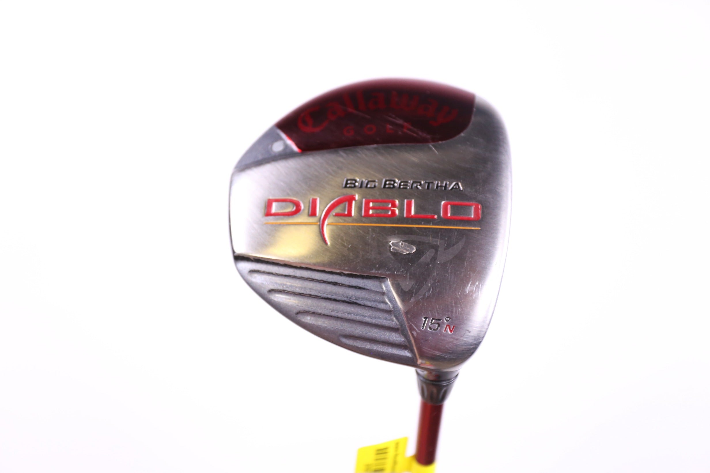 Used Callaway Big Bertha Diablo 3 Wood Golf Club - Right Handed 15° Stiff Flex for Men - Perfect for Long Fairway Shots & Improving Distance Control