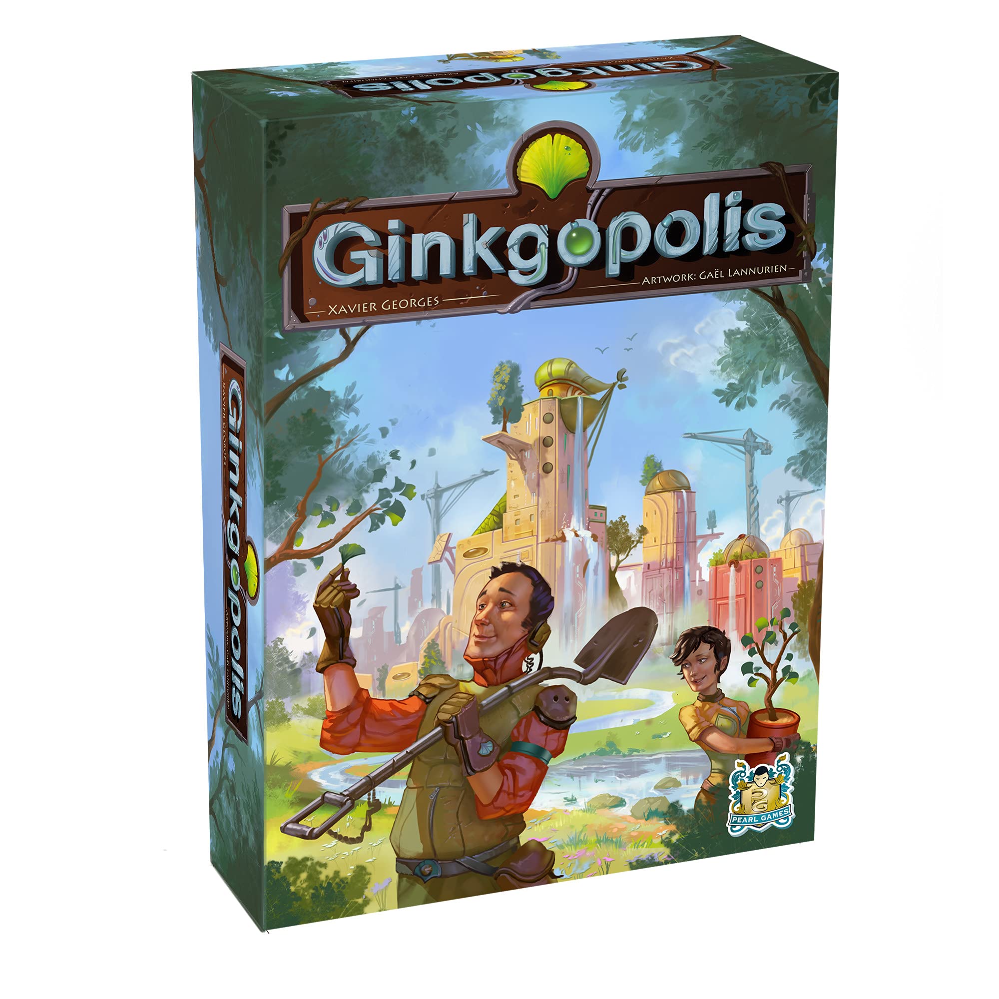 Ginkgopolis Board Game by Pearl Games | Strategic Worker Placement Game for Adults & Kids Ages 10+ | Competitive 1-5 Player Tabletop Game | 45 Min Playtime | Perfect for Family Game Nights & Strategy Enthusiasts