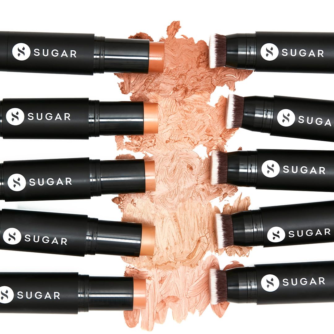 SUGAR Cosmetics Ace of Face Foundation Stick -57 Romano (Medium Deep, Olive Undertone) - Full Coverage, Matte Finish, Long-Lasting Makeup for Flawless Skin | Perfect for Everyday Wear, Special Occasions & Photo Shoots